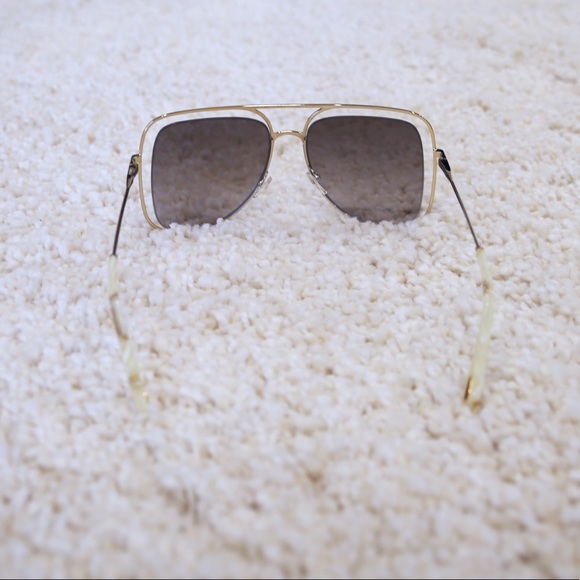 NWT CHLOE Gold Cutout Halo Frame Sunglasses - Picture 5 of 8